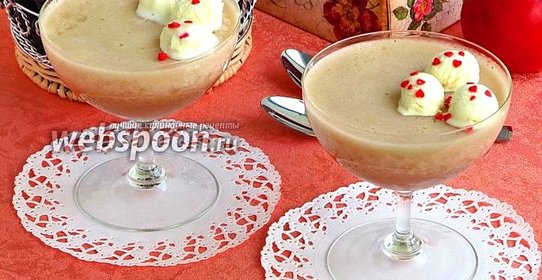 Самбук из яблок с мороженым