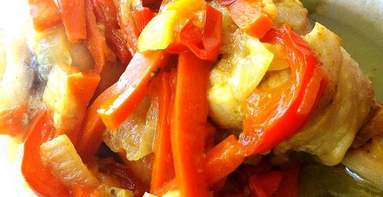 Курица с курагой в мультиварке