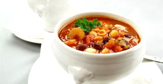 Лагман по‑узбекски с редькой