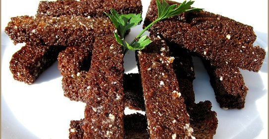 Гренки в микроволновке