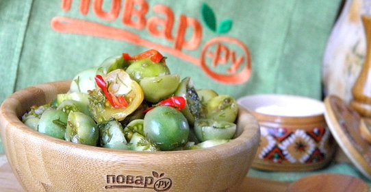 Зеленые помидоры без закатки