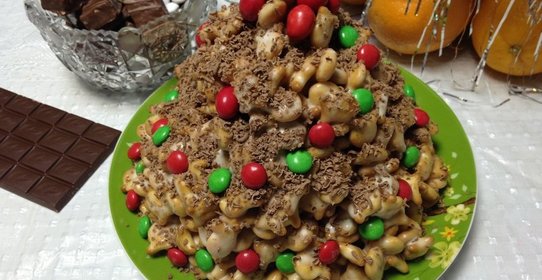 Торт из печенья «Рыбки»