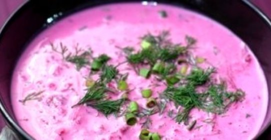 Свекольник на кефире