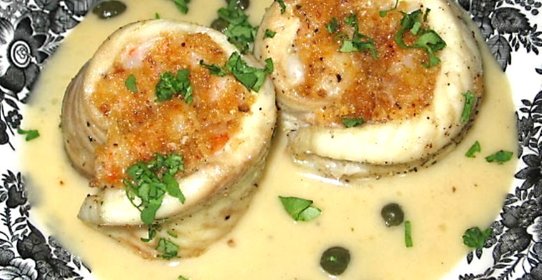 Рыба фаршированная грибами