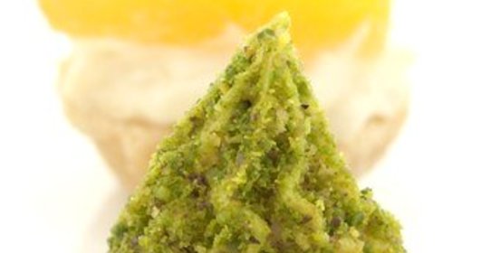 Трюфельное печенье с фисташками