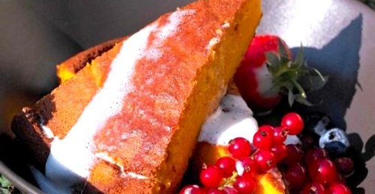 Морковный сладкий пирог