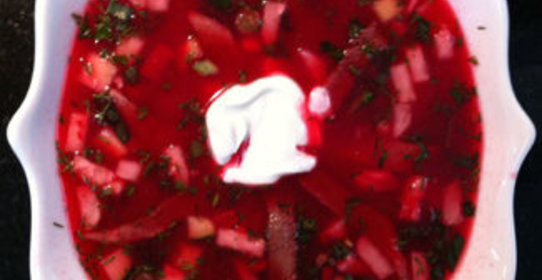 Вкусный свекольник (окрошка)