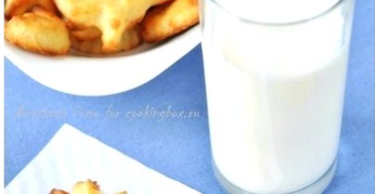 Детское творожное печенье с ванилью