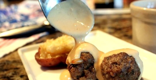 Мясные шарики из говяжьего фарша