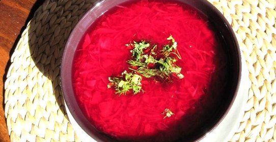 Летний борщ