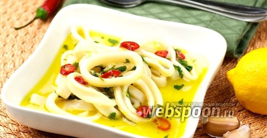 Маринованные кальмары