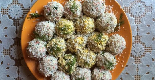 Салат Снежки