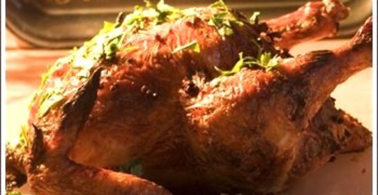 Курица фаршированная фаршем