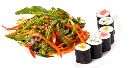 Салат к роллам