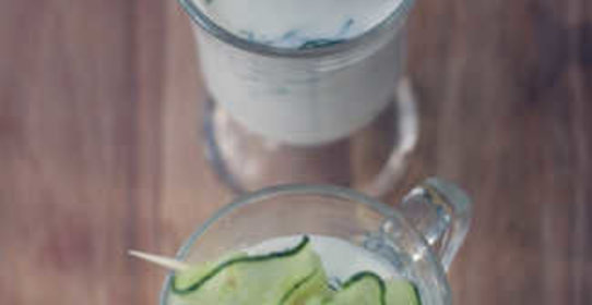 Кефир с огурцом