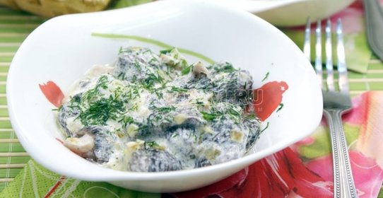 Феттучини с креветками