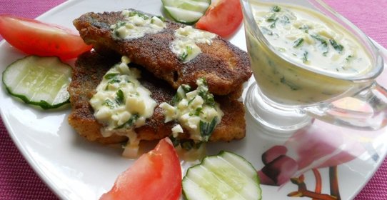 Карп жареный в сухарях