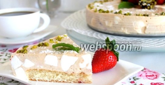 Клубнично-шифоновый торт