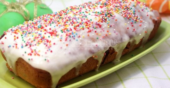 Лимонный кулич