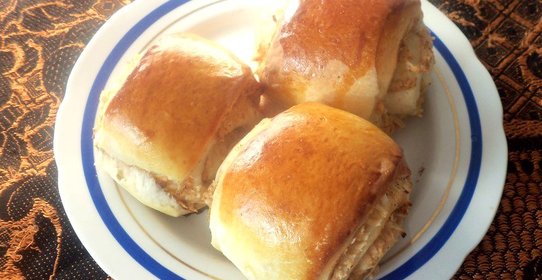 Булочки с яблоками и корицей