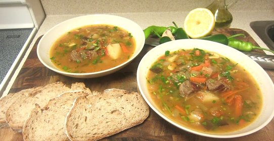 Лагман из говядины