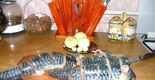 Маринованная скумбрия