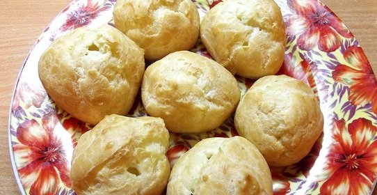 Профитроли из сладкого теста
