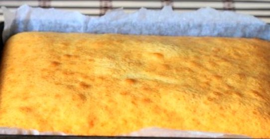 Бисквитное тесто для торта со сметаной