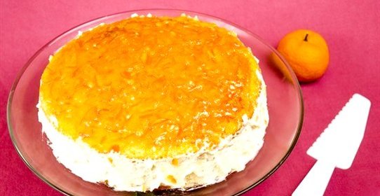 Апельсиновый ароматный пирог