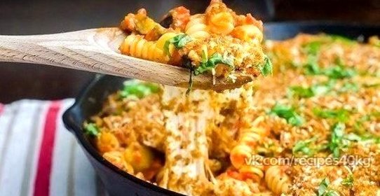 Сырная паста, запеченная в духовке