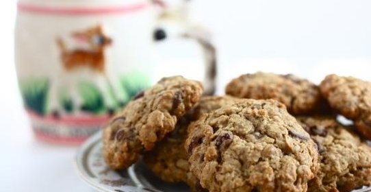 Овсяное печенье с грецкими орехами