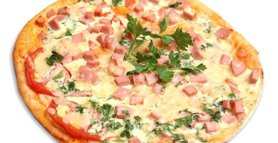 Пицца с докторской колбасой