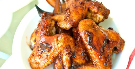 Крылышки под соусом