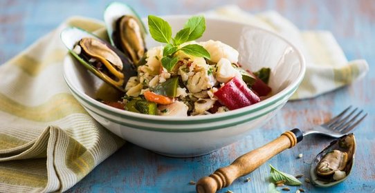 Быстрое морское рагу с рыбой