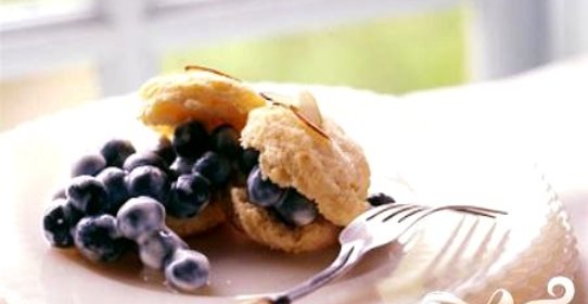 Печенье с черникой и йогуртом