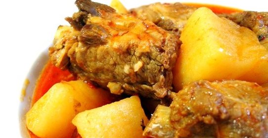 Картошка со свиными ребрышками