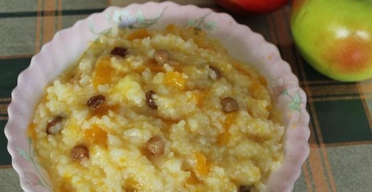 Тыквенная каша с рисом