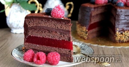 Торт «Малиновый трюфель»