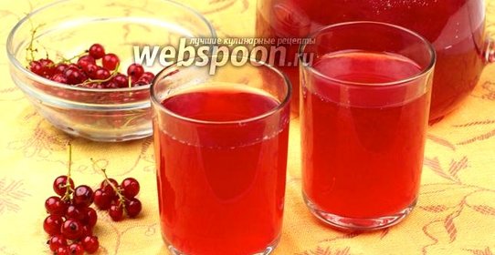 Морс из красной смородины