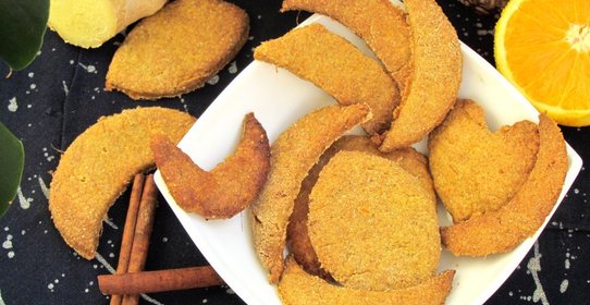 Цельнозерновое шотландское печенье с имбирём и пряностями