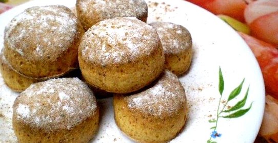 Печенье с творогом и ванилью