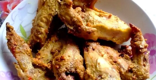 Куриные крылышки в горчичном соусе