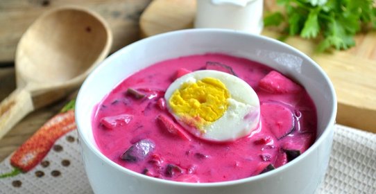 Свекольник классический холодный