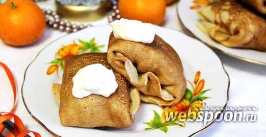 Блины с мясом и сельдереем