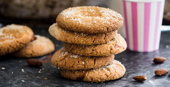 Песочное печенье с повидлом