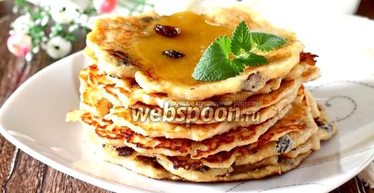 Оладьи из овсяных хлопьев