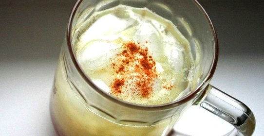 Яблочный кисель с лимоном