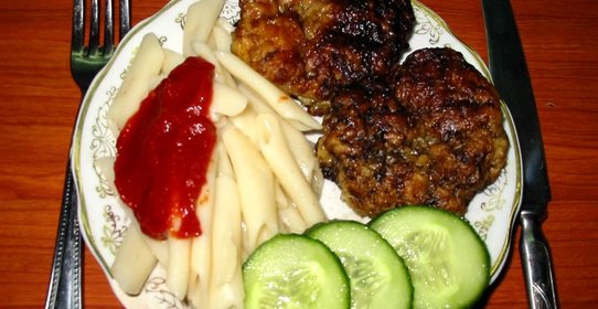 Котлеты из домашнего фарша в панировке