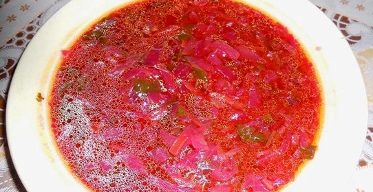 Борщ с тыквой