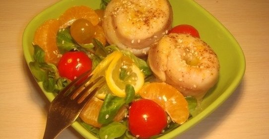 Рулетики из морского языка